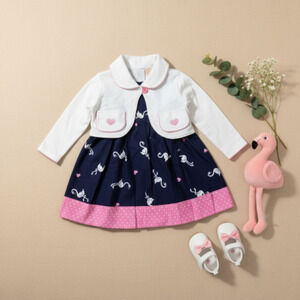 New Without Tags Ashley Baby dress with cardigan size 24 months